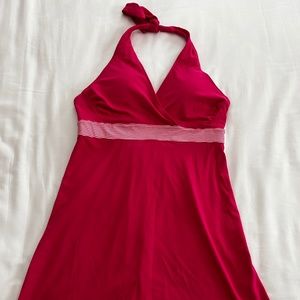 UV Skinz pink halter dress